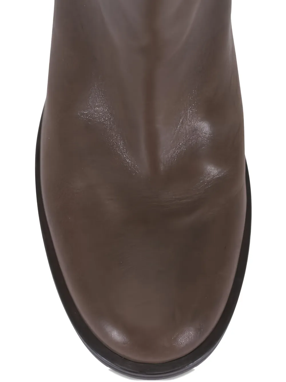 Brunello Cucinelli 60 mm laarzen met treklus Bruin