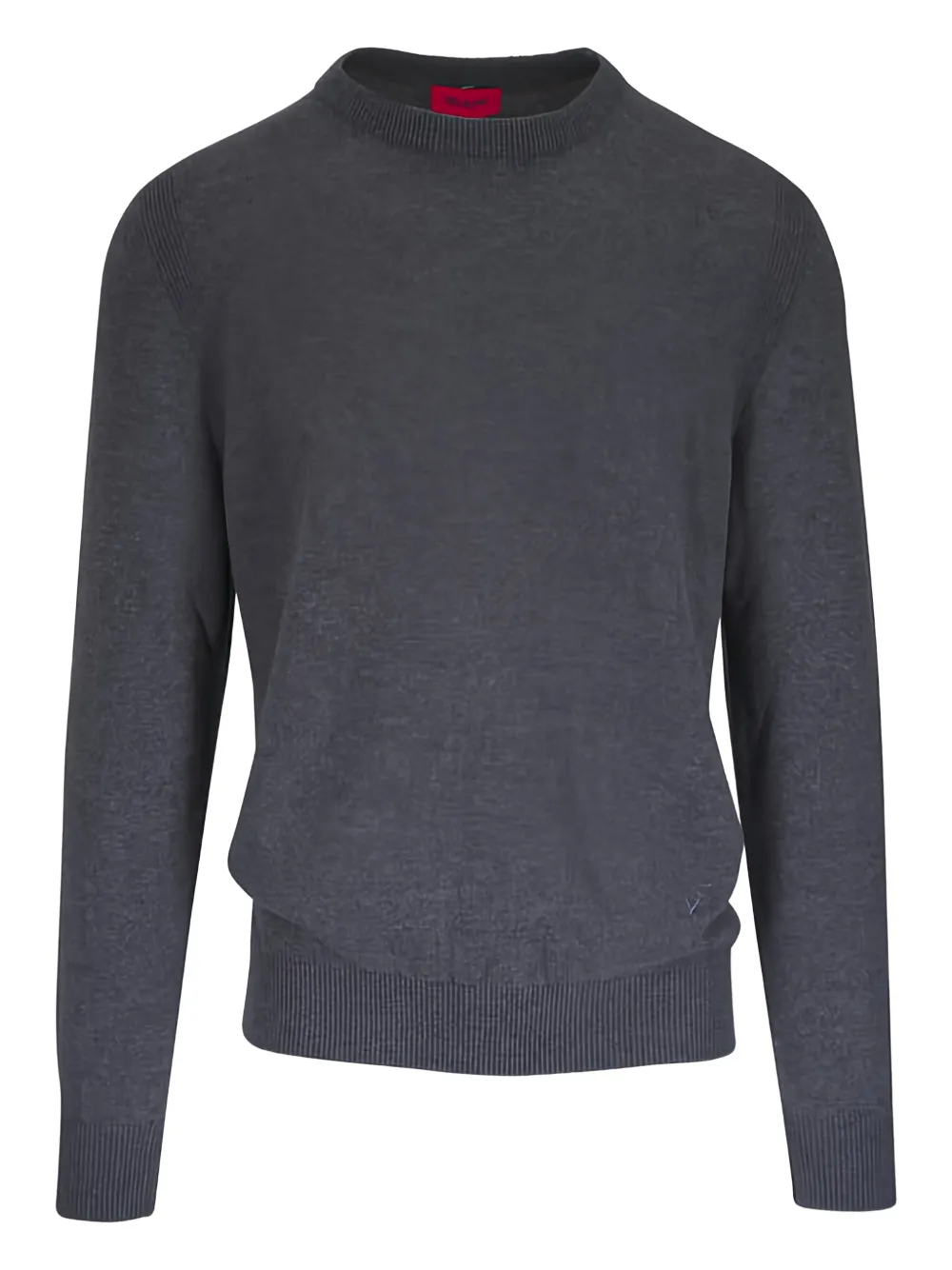 Isaia crewneck long-sleeve sweater - Grigio