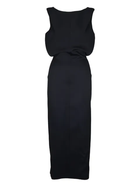 KHAITE fitted-waistband midi dress