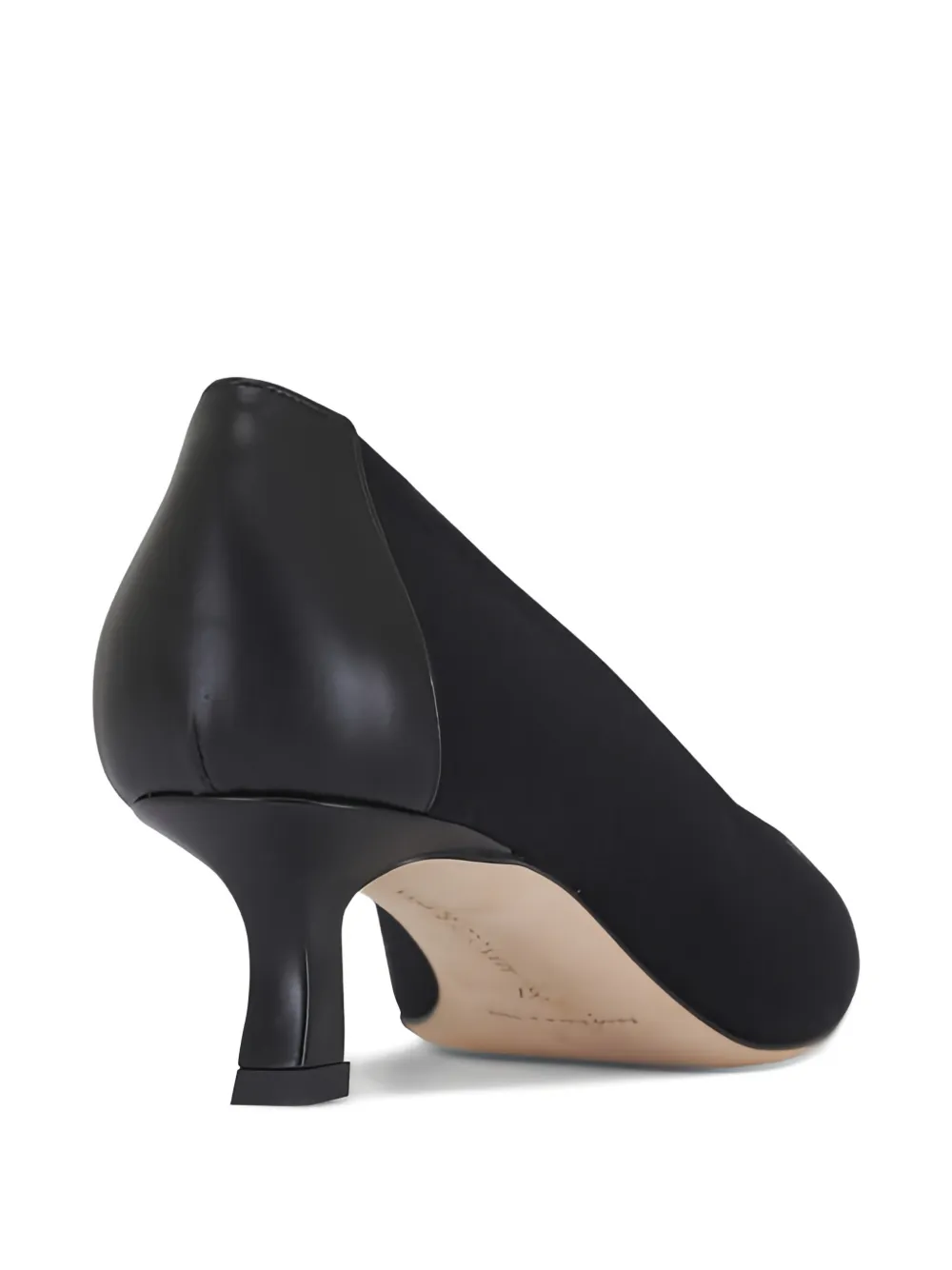 Manolo Blahnik pointed cap-toe pumps Zwart