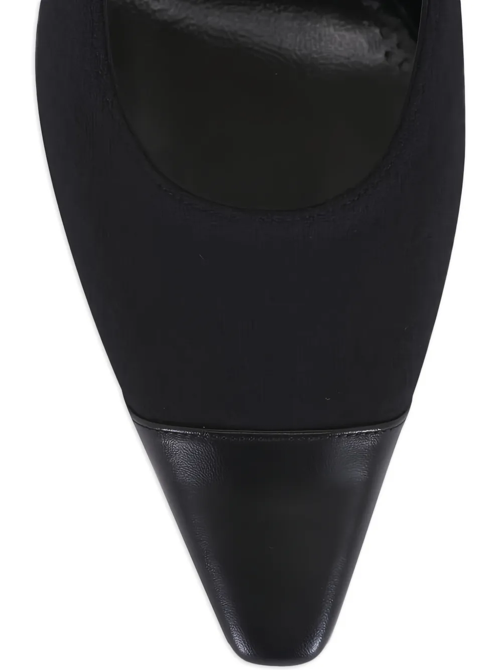 Manolo Blahnik pointed cap-toe pumps Zwart