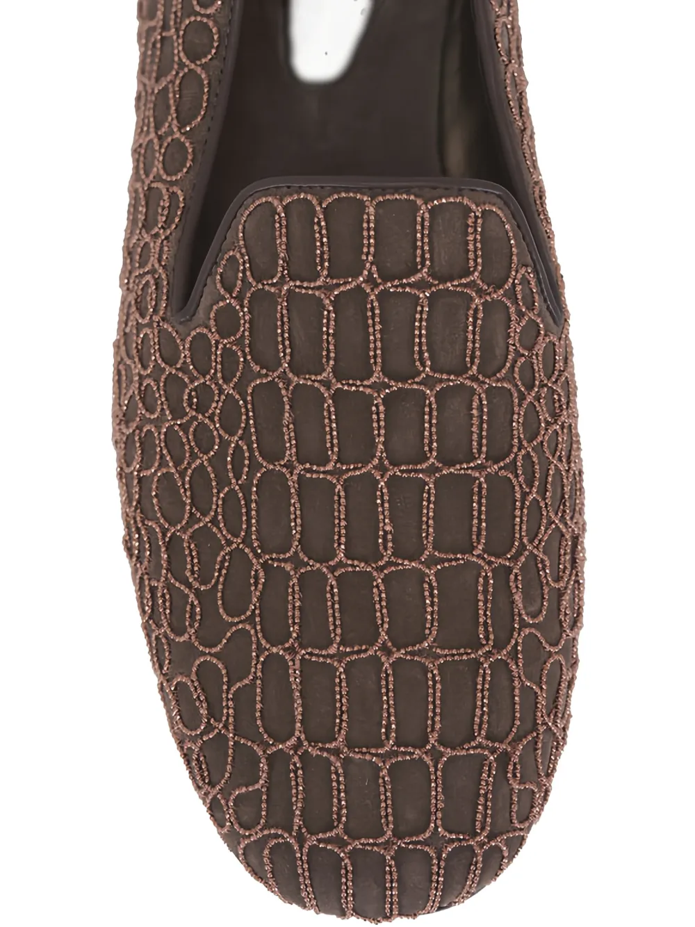 Brunello Cucinelli Suède loafers Bruin