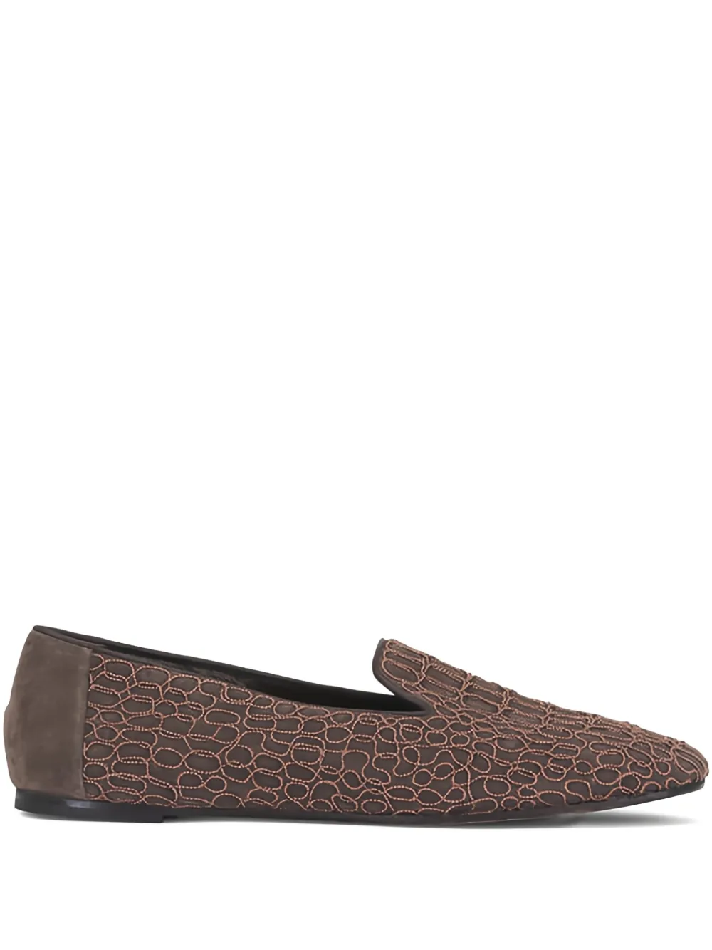 Brunello Cucinelli mocassins en daim | marron | Image 1