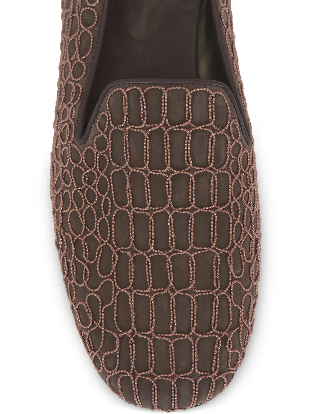 Brunello Cucinelli Suède loafers Bruin