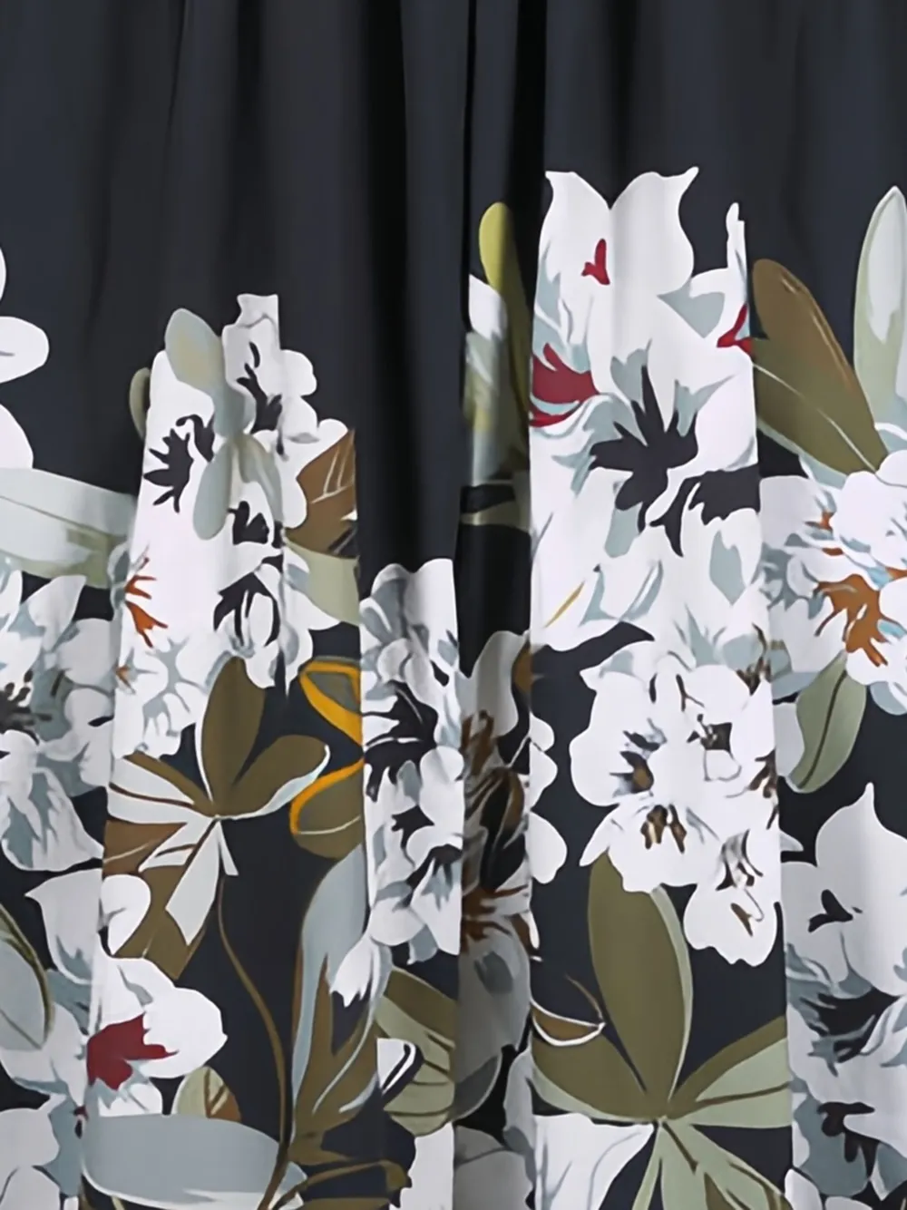 Adam Lippes Midi-jurk met ceintuur - Zwart