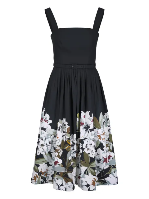 Adam Lippes Hoban floral-print belted midi dress