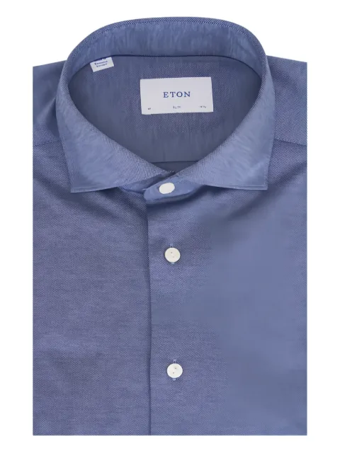 Eton button-front-fastening shirt