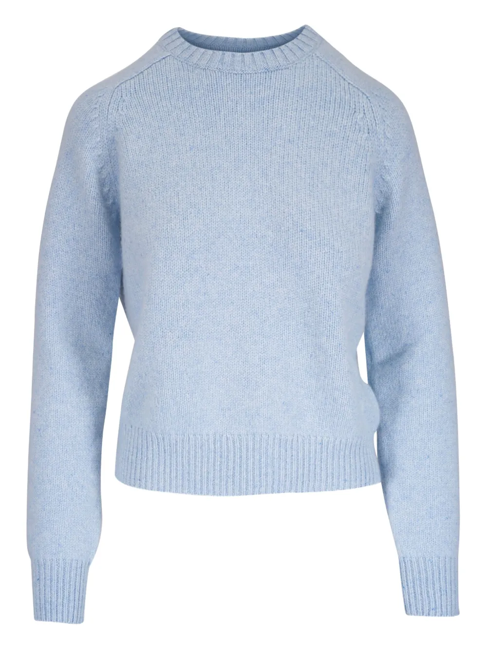 KHAITE ribbed crewneck top | Blue | Image 1