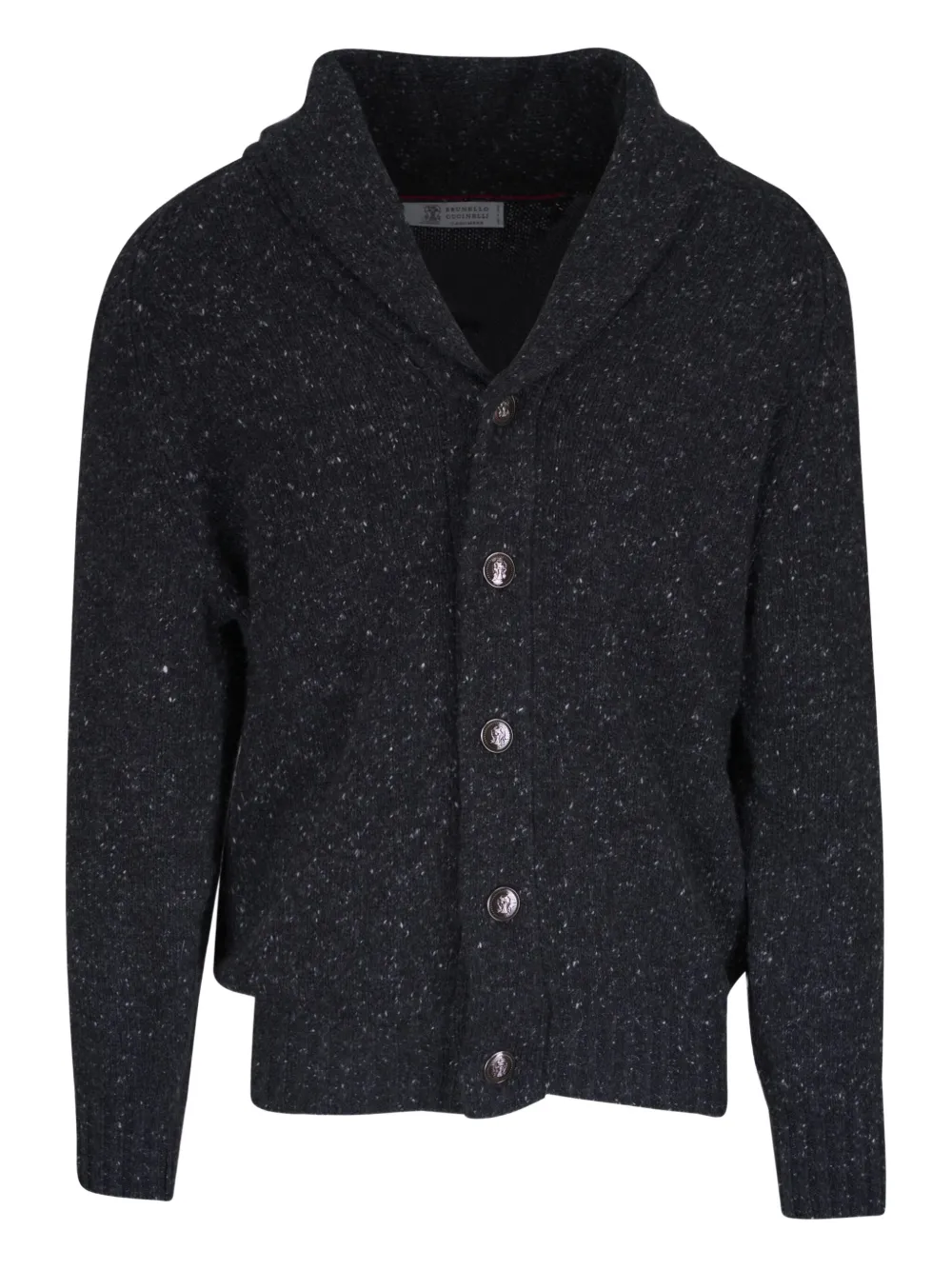 Brunello Cucinelli cardigan à col châle | gris | Image 1