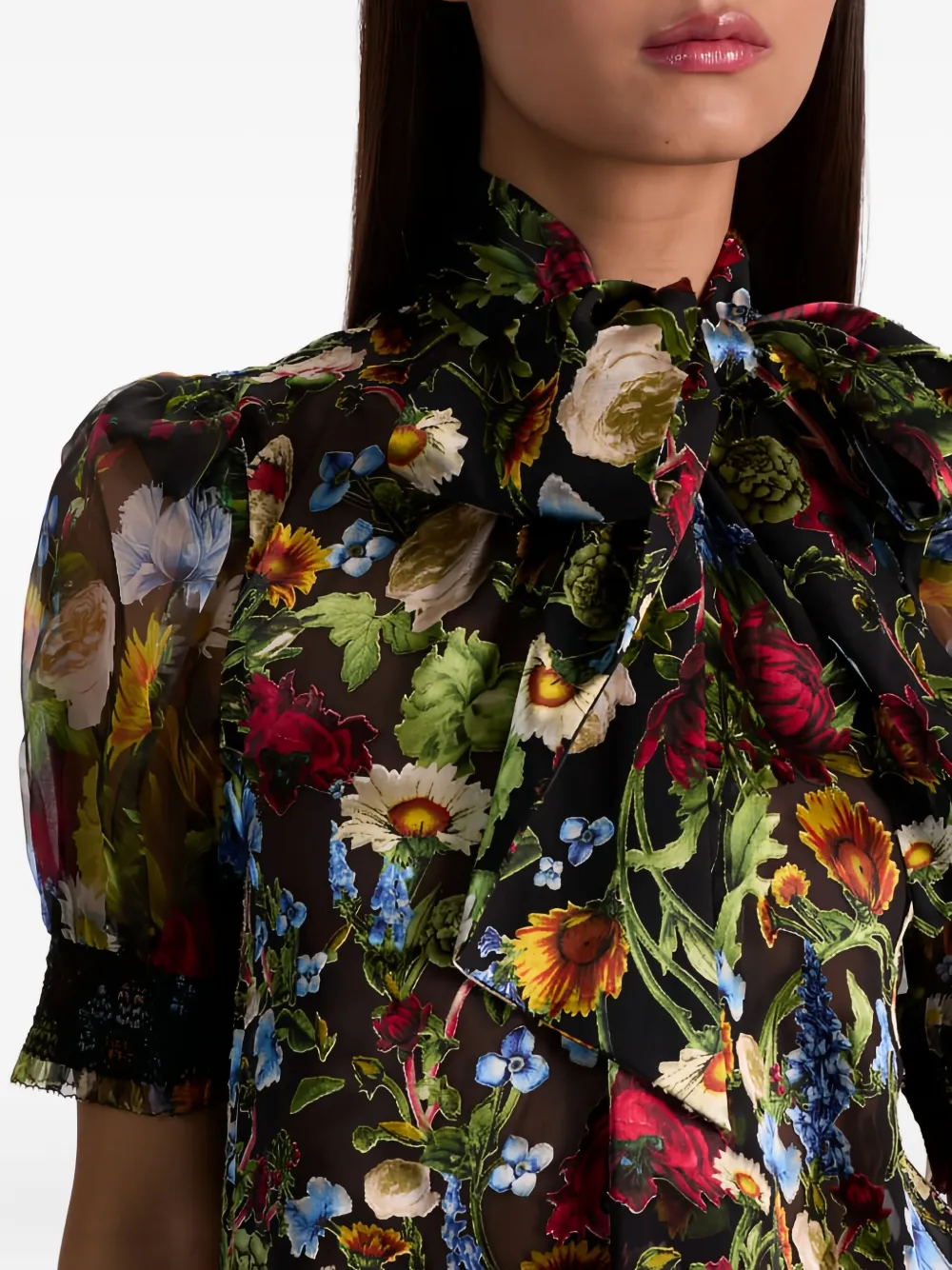 alice + olivia Brentley blouse Zwart