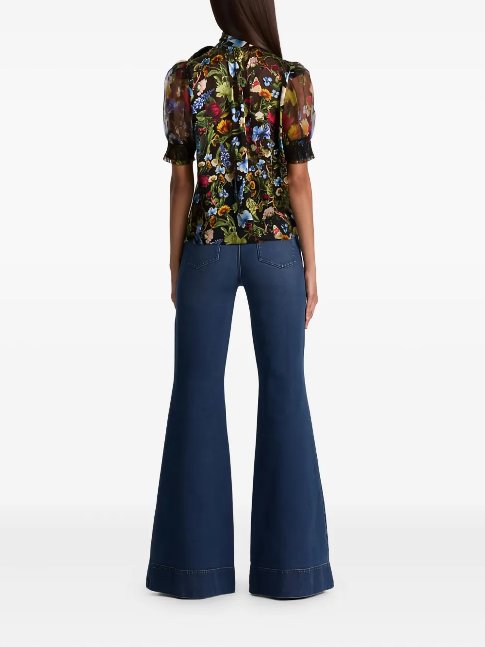 alice + olivia Brentley blouse Zwart