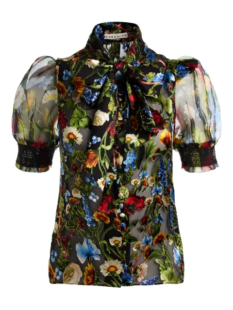 alice + olivia بلوزة 'برينتلي'