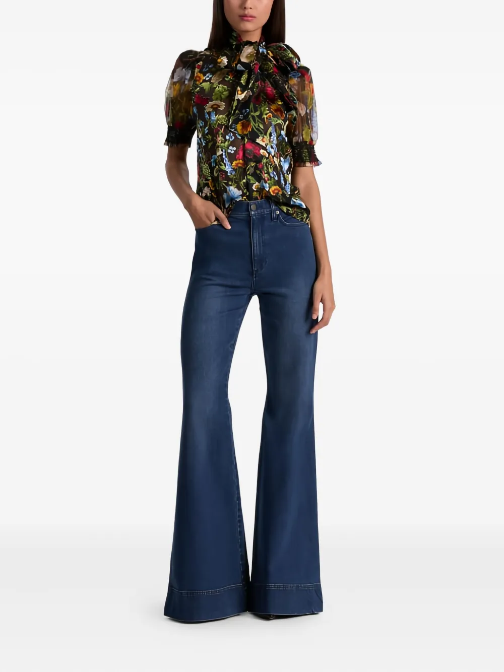 Alice + olivia Brentley blouse - Zwart
