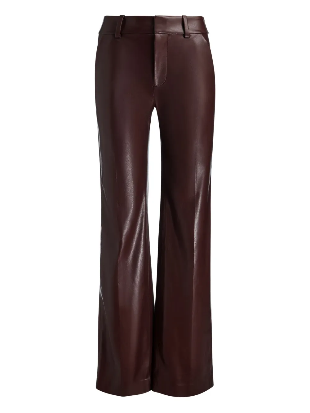 alice + olivia Alexander faux-leather trousers | Brown | Image 1