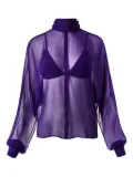 Alejandra Alonso Rojas turtleneck-neck blouse - Blue