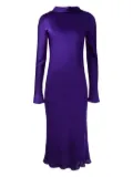 Alejandra Alonso Rojas cowl-back satin midi dress - Blue