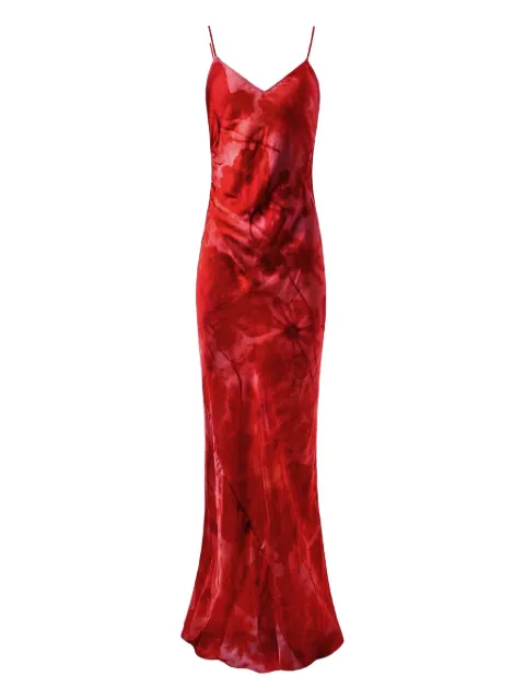 Alejandra Alonso Rojas floral-print slip dress