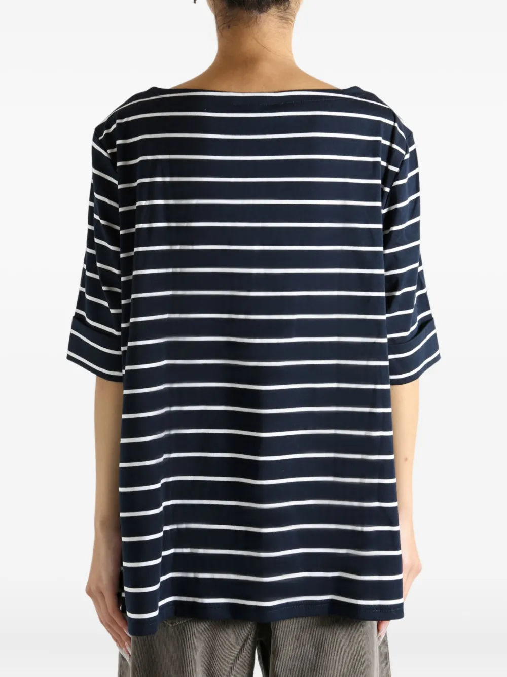 Polo Ralph Lauren Striped T-shirt In Black