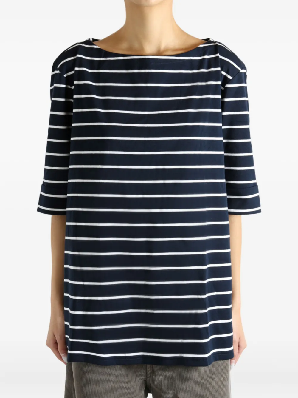 Polo Ralph Lauren Striped T-shirt In Black