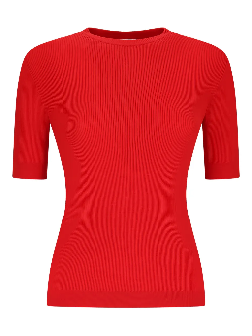 KHAITE Celina ribbed top | Red | Image 1