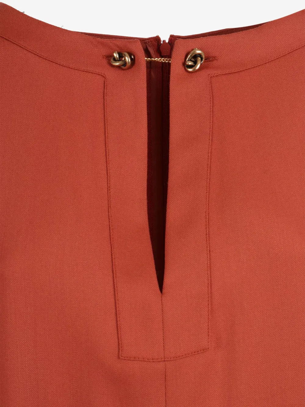 Antonelli Jurk met lange mouwen en keyhole - Rood