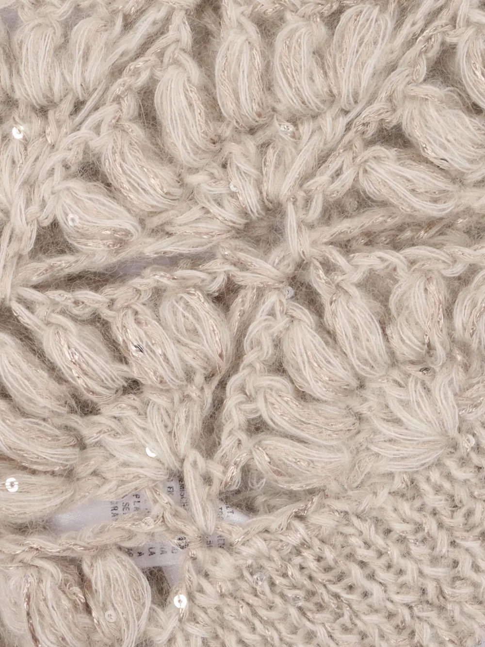 Antonelli Jurk met pailletten Beige