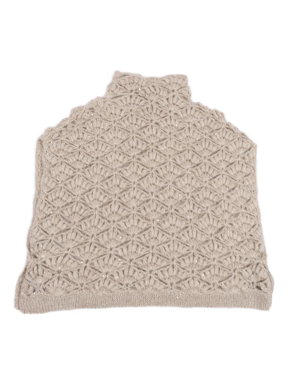 Antonelli sequin-embellished crochet top | Neutrals | Image 1