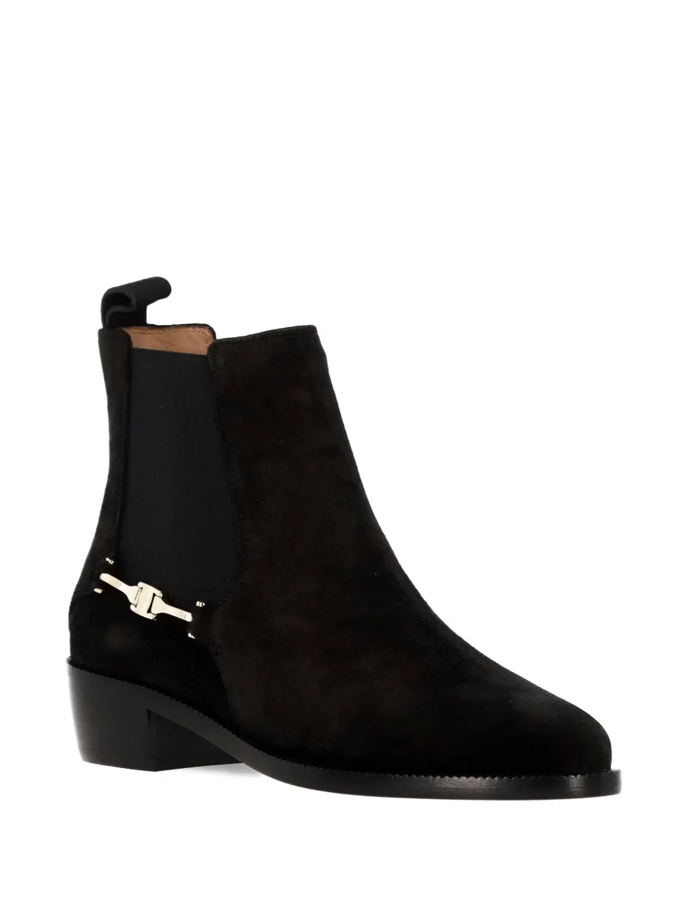 Ferragamo 30mm Logo-detail Boots In Black