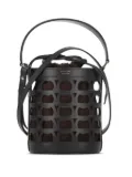 Ferragamo cut-out bucket bag - Black