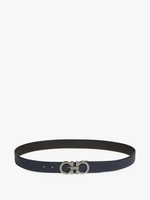 Ferragamo gancini-buckle leather belt