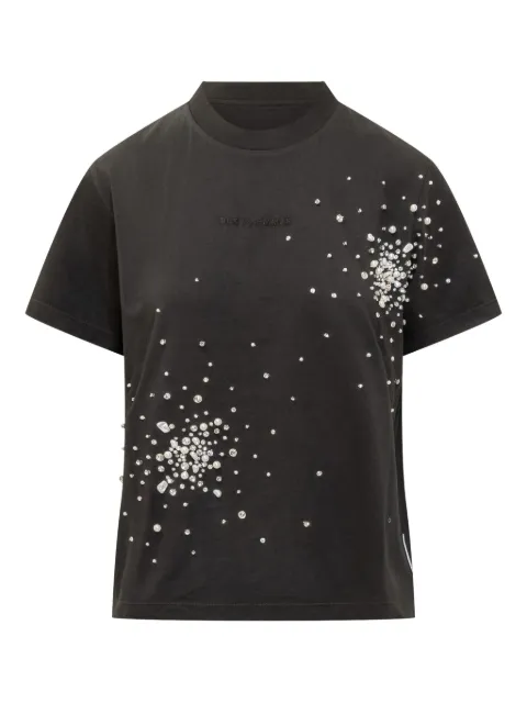 DES PHEMMES embellished pearl T-shirt