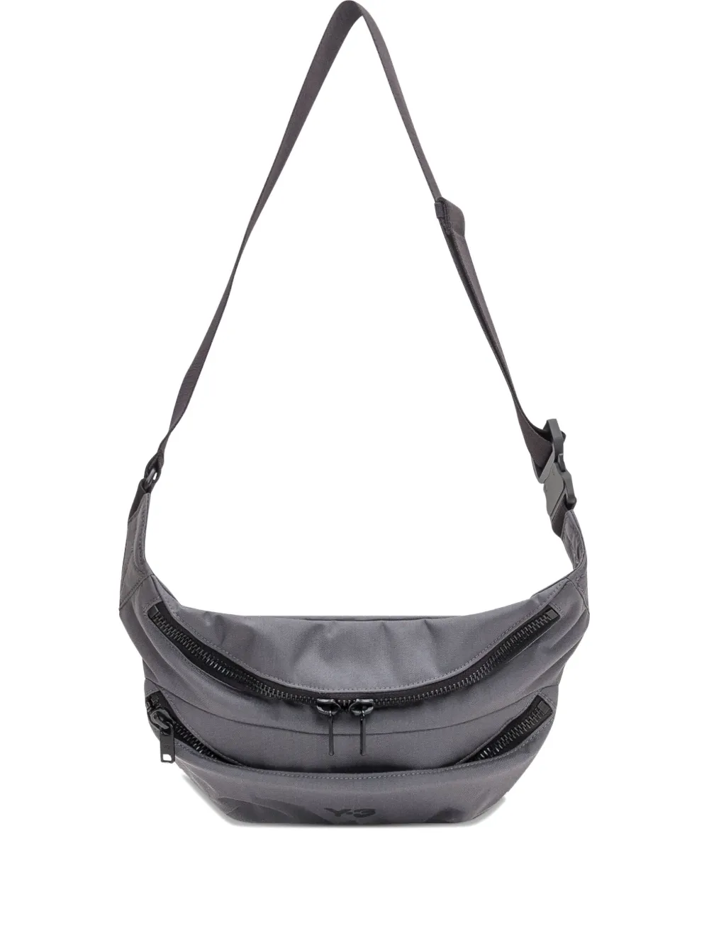 Y-3 zip-fastening waist-pack | Grey | Image 1