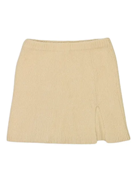 Callipygian cotton mini skirt