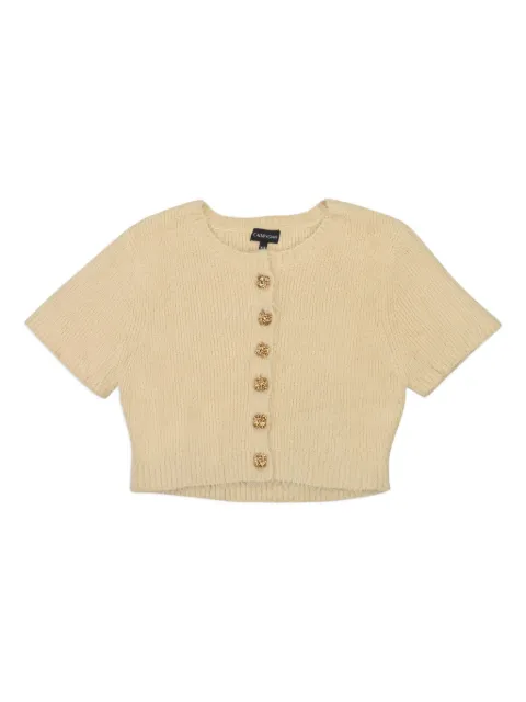 Callipygian short sleeve cardigan