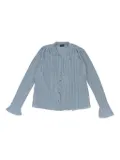 Callipygian lurex shirt - Blue