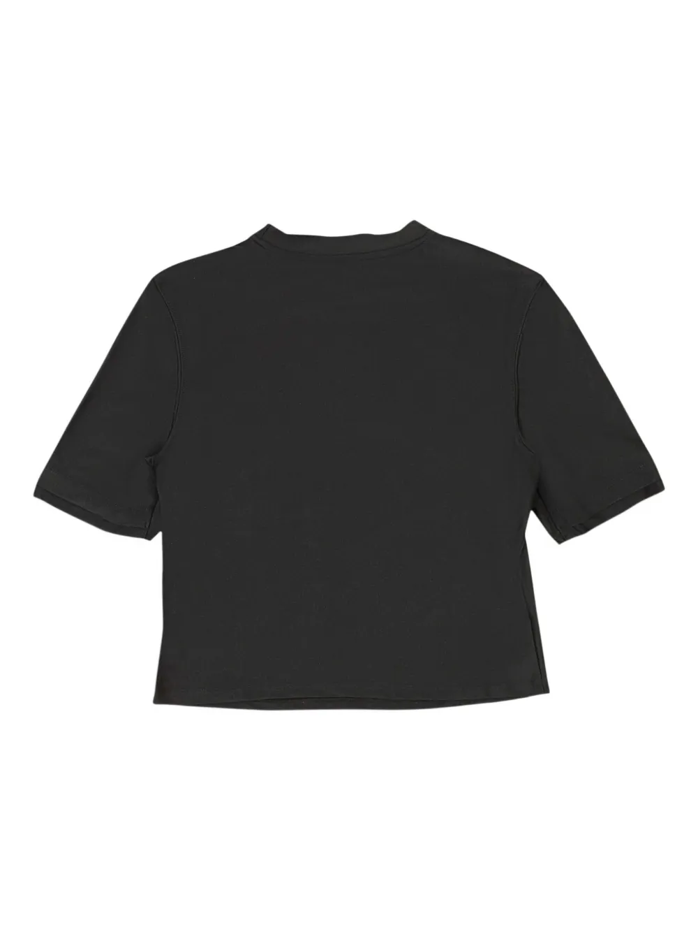 Callipygian Scuba Crew-neck T-shirt In Black