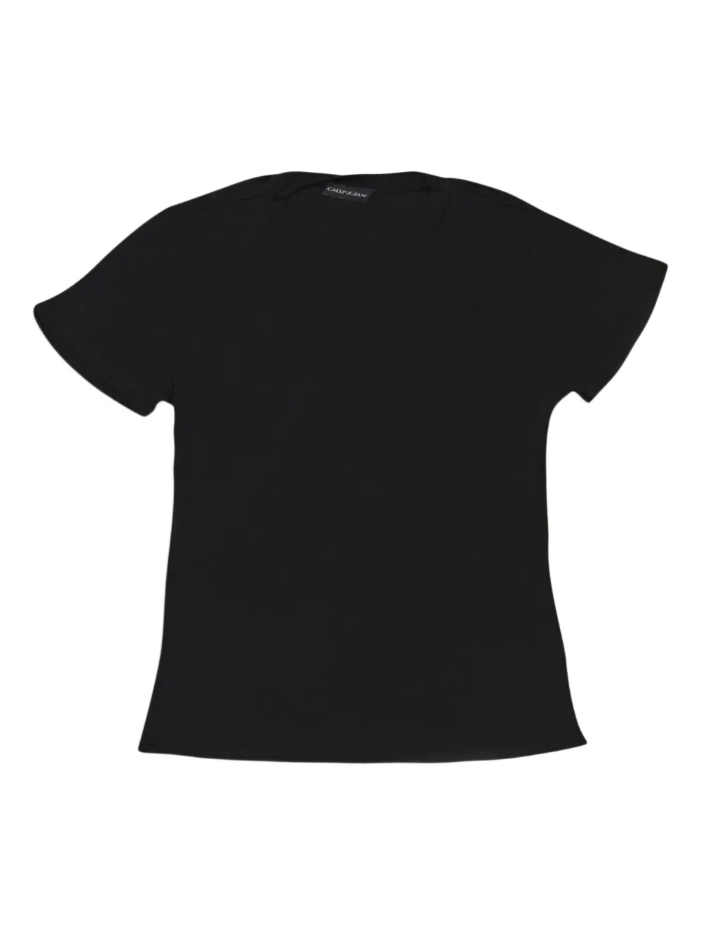 Callipygian Crew Neck T-shirt In Black