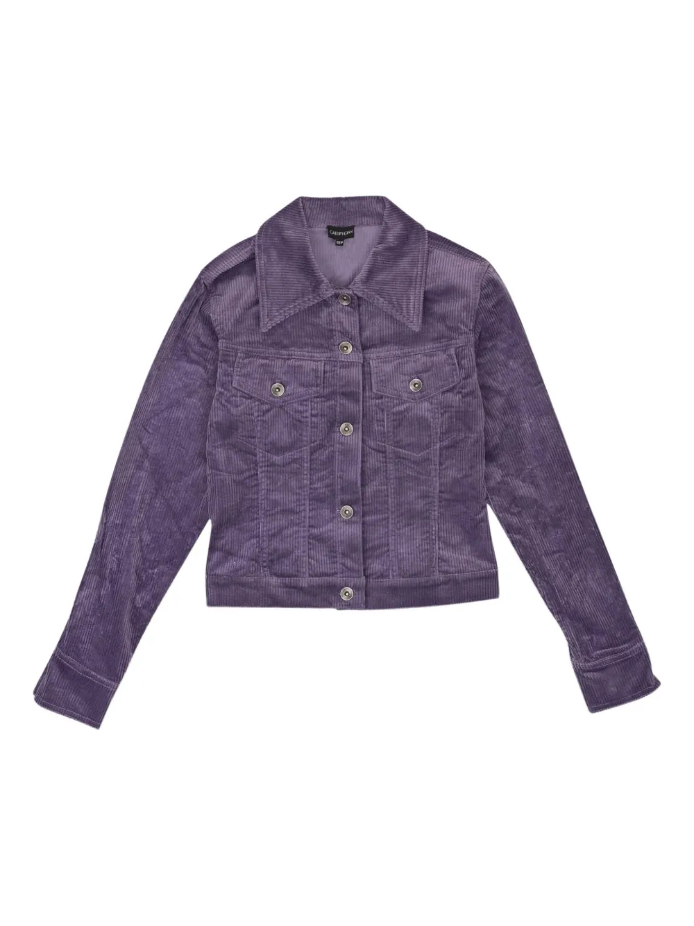Callipygian stretch corduroy bomber jacket | Purple | Image 1
