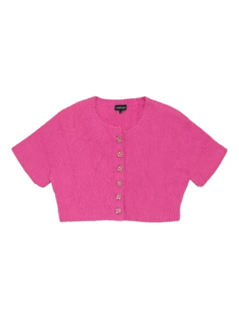 Callipygian cropped cardigan