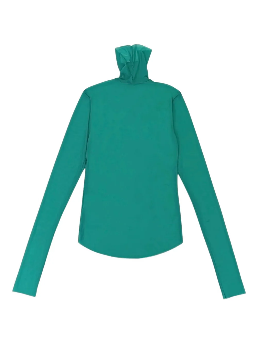 Callipygian Turtleneck Top In Green