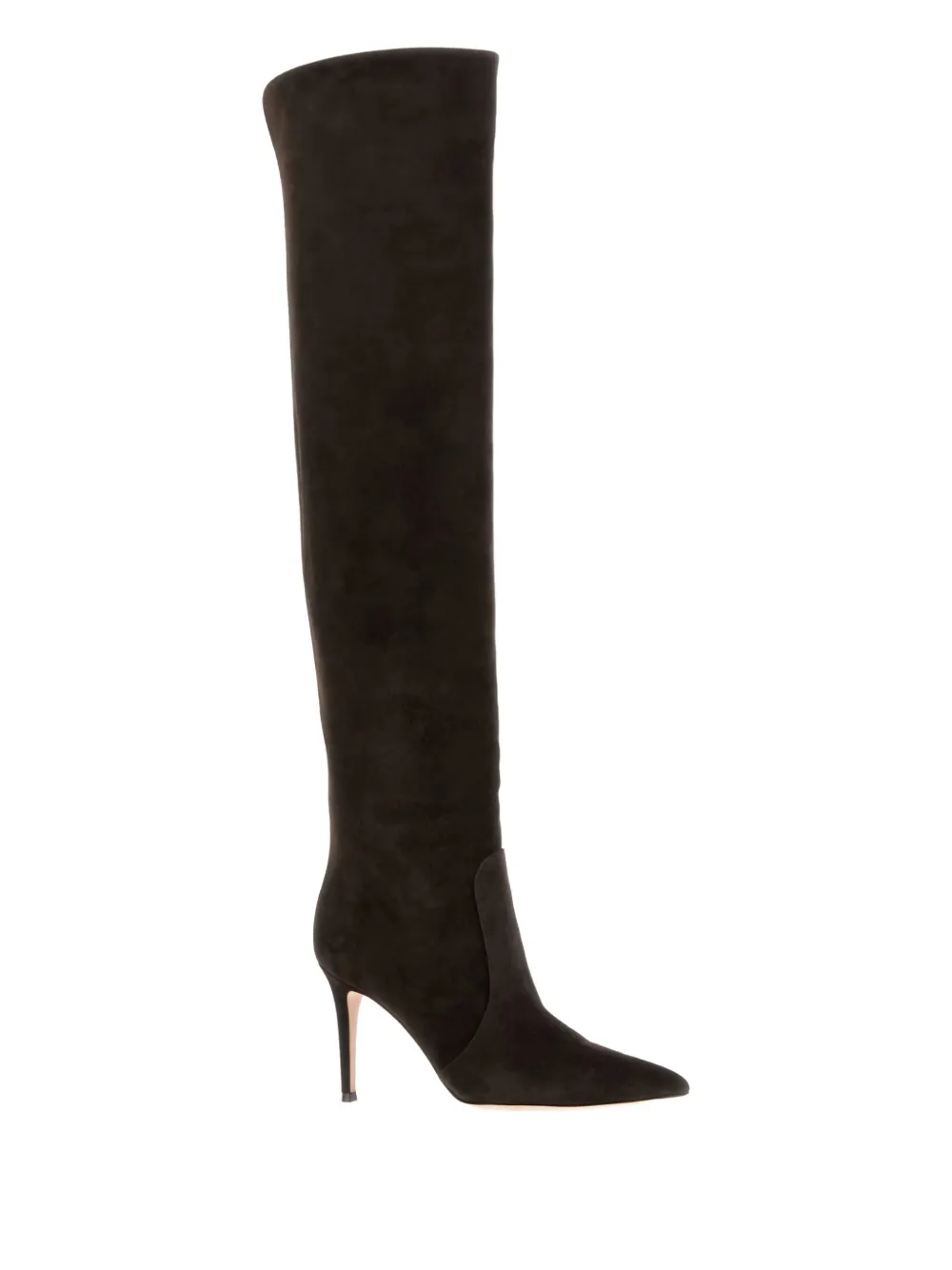Gianvito Rossi 90mm Hansen Suede Boots In Multi