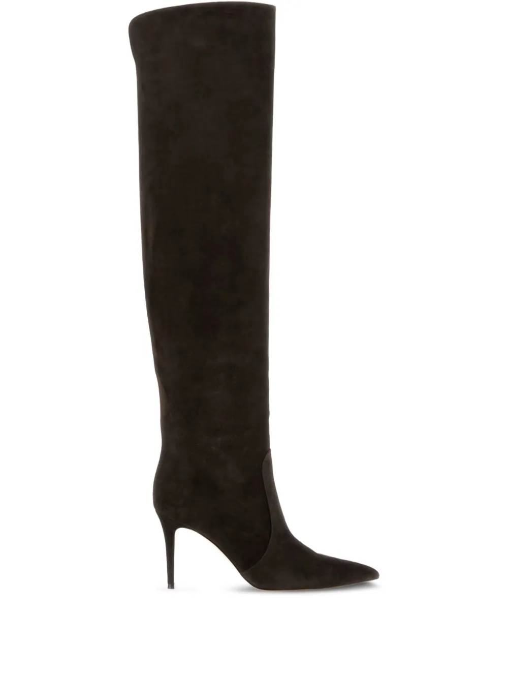 Gianvito Rossi 90mm Hansen suede boots Brown