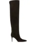 Gianvito Rossi 90mm Hansen suede boots - Brown