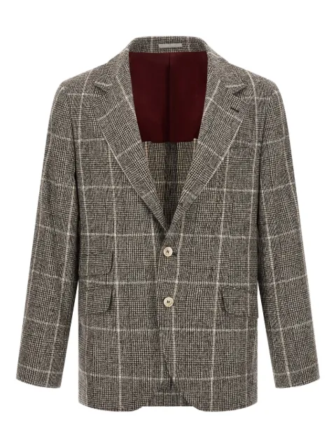 Brunello Cucinelli Cavallo Prince of Wales-check blazer
