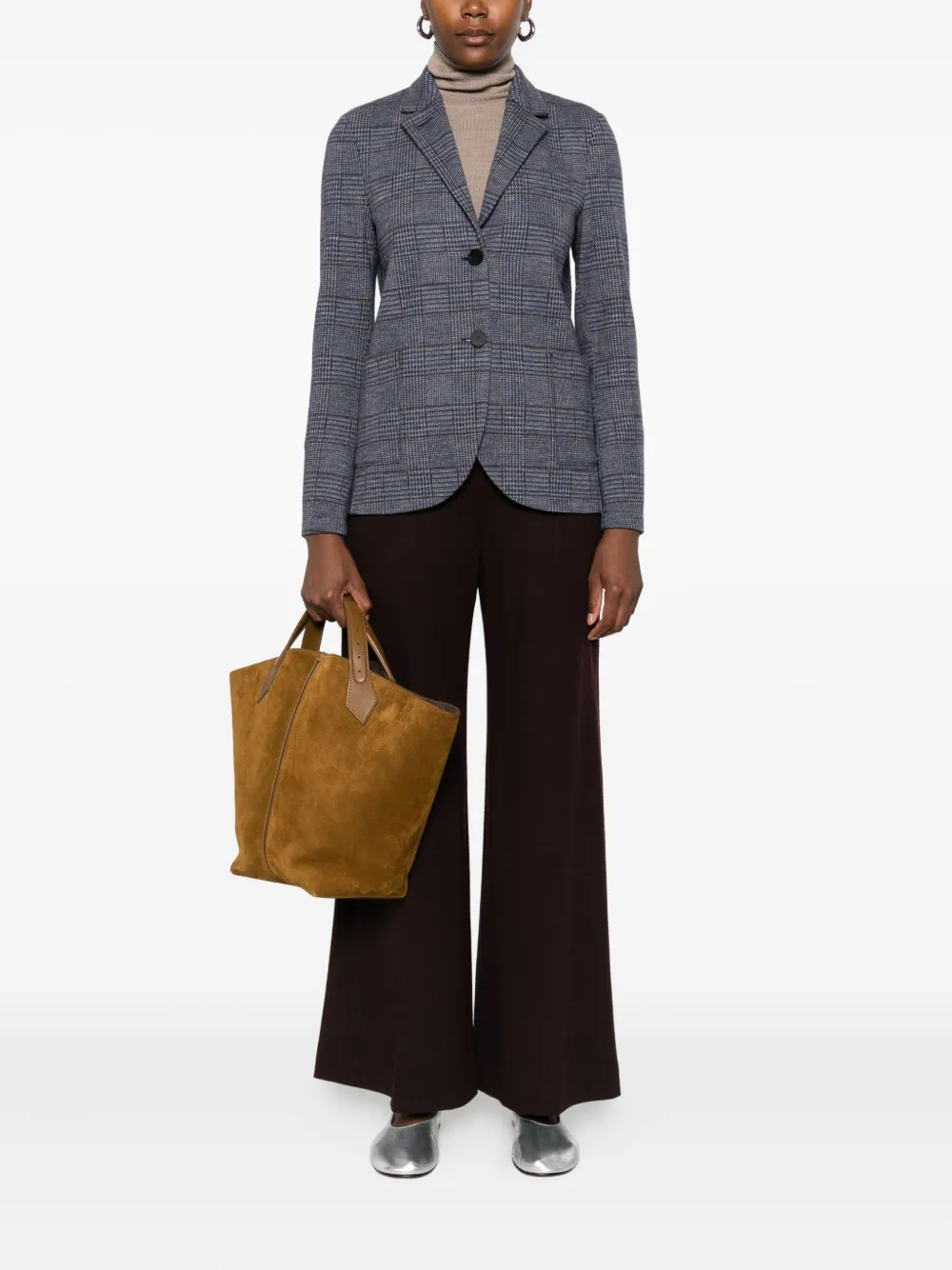 Harris Wharf London button check blazer | Blazers | Image 2