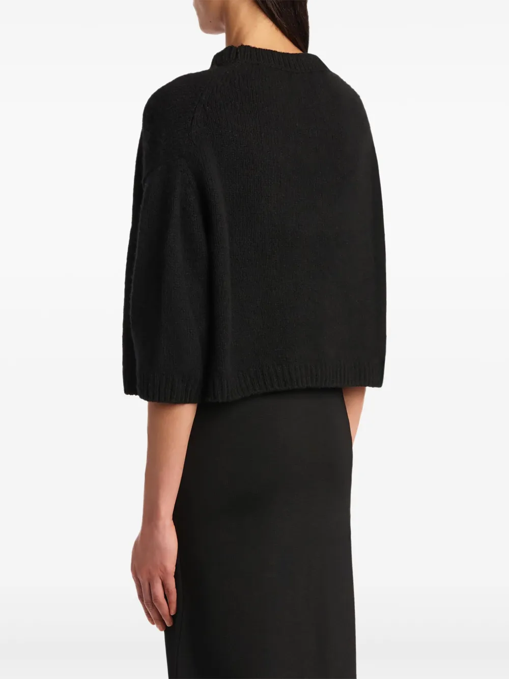 KHAITE Trui met ronde hals Zwart