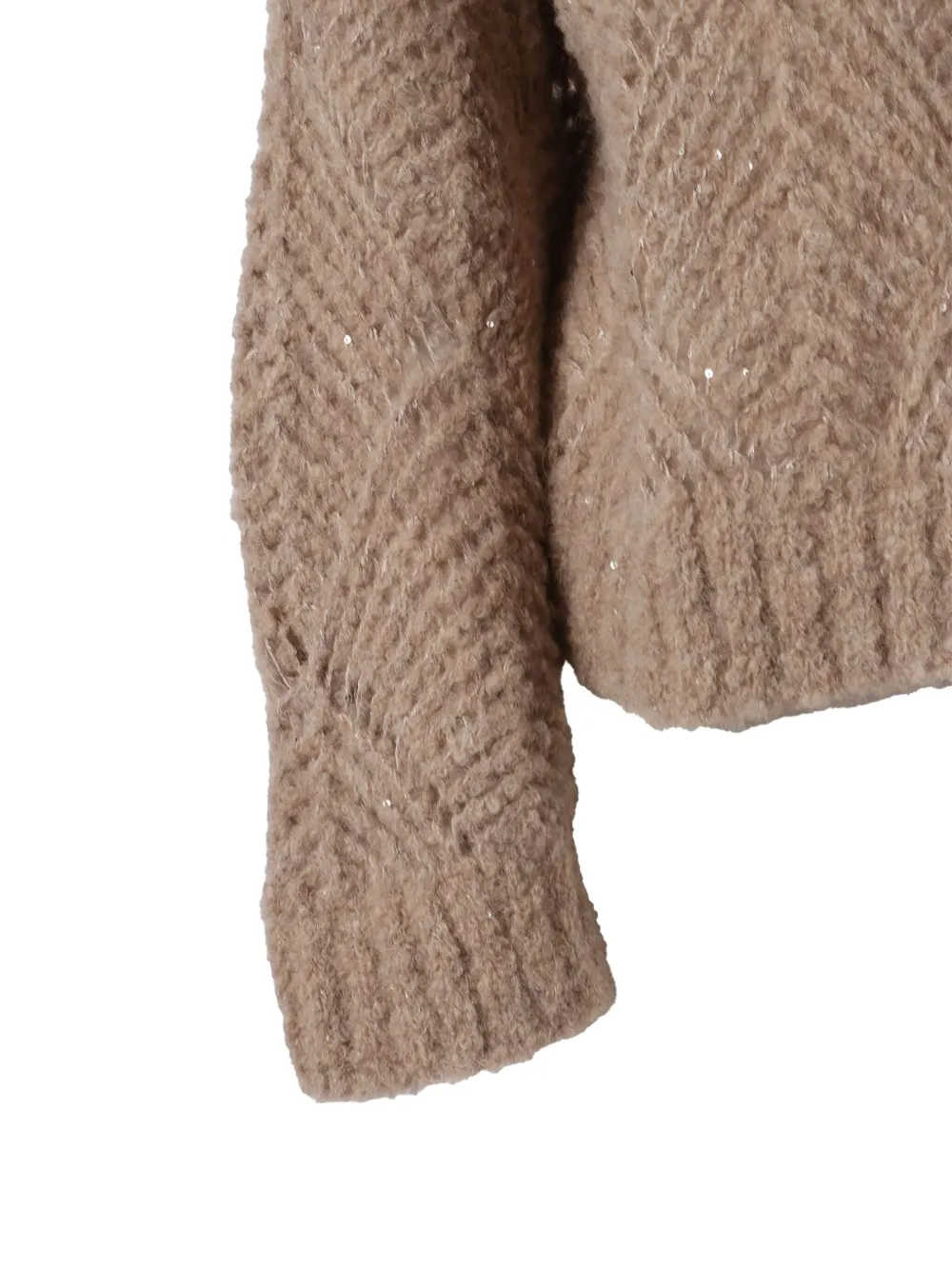 Antonelli Openwork-knit Sweater In Neutral