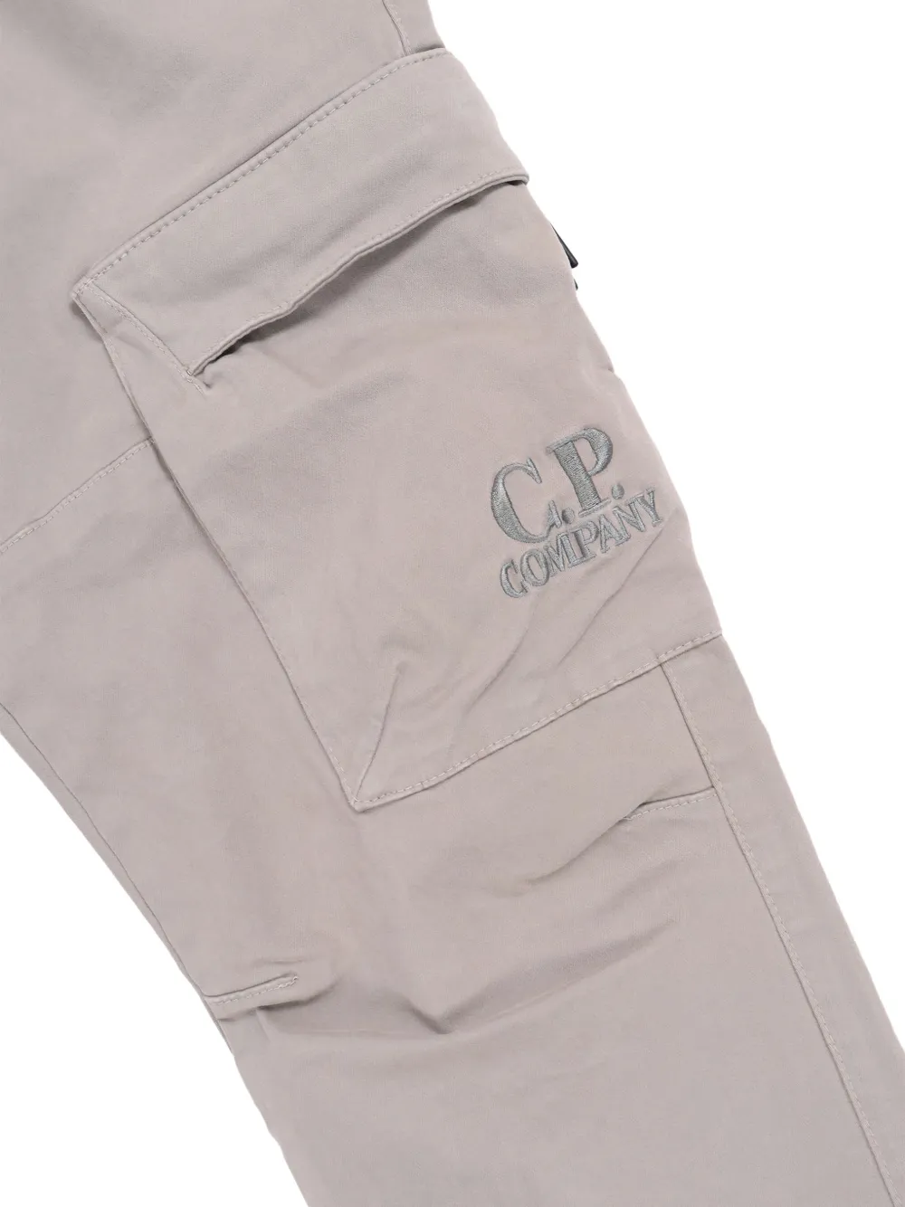 C.P. Company Kids Cargo broek met elastische tailleband Grijs