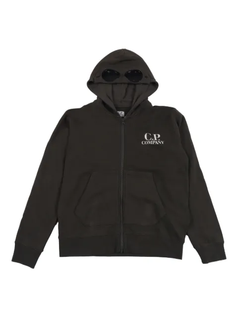 C.P. Company Kids hoodie con detalle de lentes y cierre