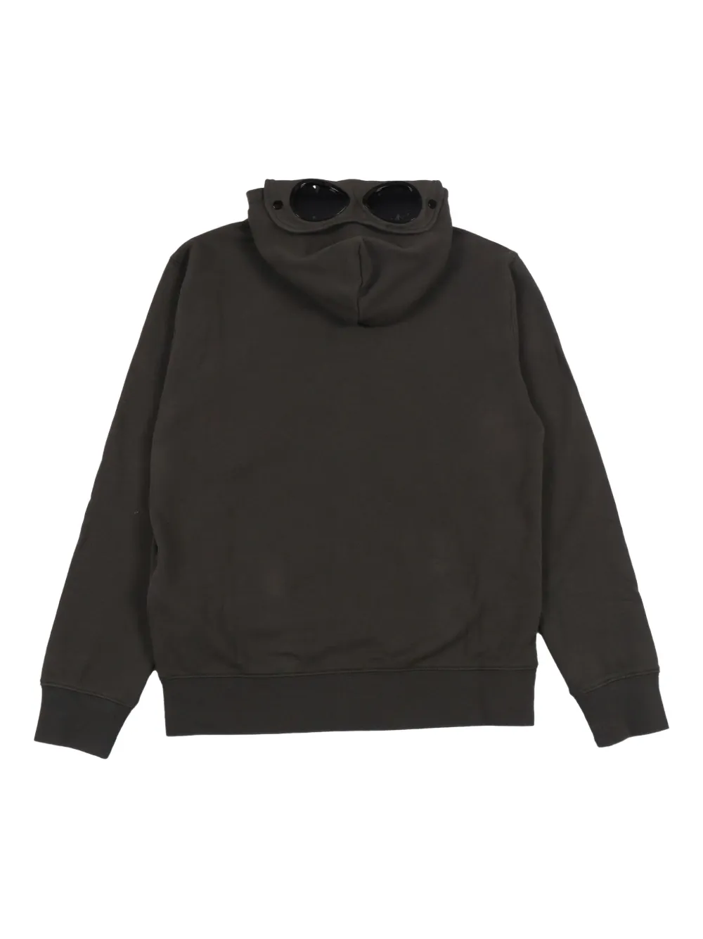 C.P. Company Kids Hoodie met rits en Goggle-detail Zwart